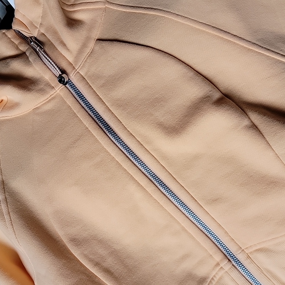 SOLD*** Scuba Full-Zip Cropped Hoodie - Summer Glow - 6 - Picture 9 of 12